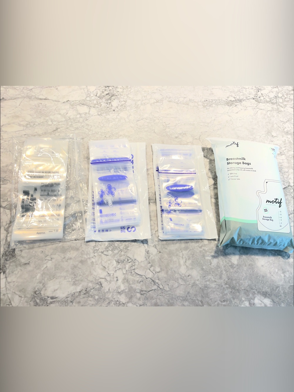Variety of Breastmilk Storage Bags - 150+